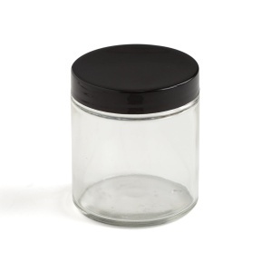 Borcan din sticla pentru amestecat si pastrat coloranti, cu capac insurubabil, 118 ml - Tandy Leather 2085-00
