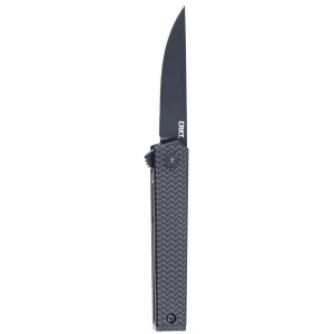 Briceag CEO Microflipper Black Drop Point, CRKT - Img 1