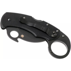 Briceag Karahawk™ G-10 All negru, Spyderco - Img 3