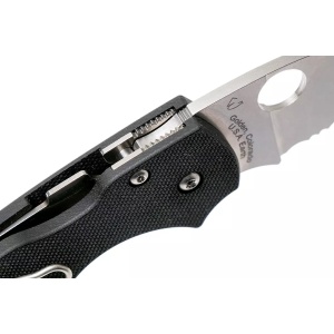 Briceag Lil' Native® G-10 negru, Spyderco - Img 11