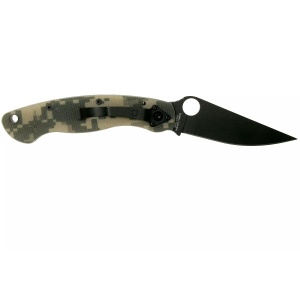 Briceag Military™ Model G-10 Digital Camo / lama neagra, Spyderco - Img 9