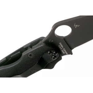 Briceag Para Military™ 2 G-10 negru / lama neagra, Spyderco - Img 5