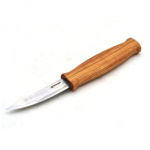 C4 Cutit de cioplit Sloyd cu maner de stejar, BeaverCraft - Img 1