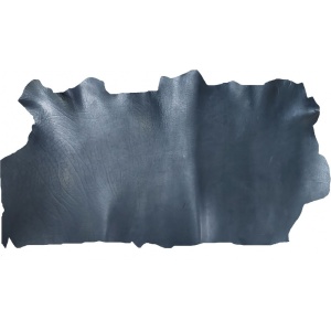 Canat piele de BIVOL NEGRU tabacita vegetal 5-6 mm grosime. - Img 1