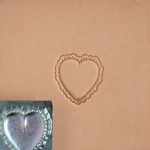 Cap de stanta de embosare 3D Craftool, model inima (Heart) - Tandy Leather 88332-00