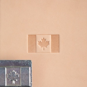 Cap de stanta de embosare 3D Craftool, model steag canadian (Canadian Flag) - Tandy Leather 8576-00