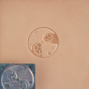Cap de stanta de embosare 3D Craftool, model timp (Time) - Tandy Leather 8649-00