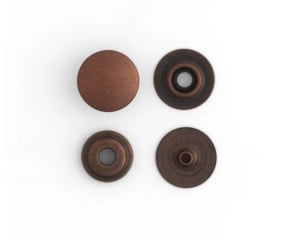 Capse Line 20 (cap 11 mm), set 10 buc, diverse finisaje - Tandy Leather - imagine 3