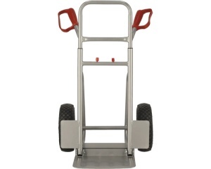 Carucior transport cu platforma compact Cargo Point max. 200kg, H 1050mm, din otel zincat - Img 6