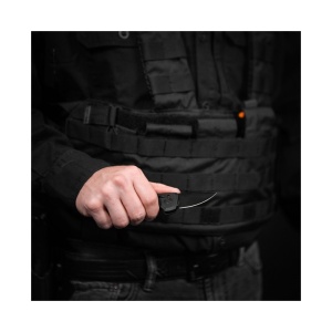 Cutit automat SOG TAC AU Compact CA 15-38-11-57, lama Drop Point Cryo D2, AU-XR Lock, maner din aluminiu, California Legal Automatic Knife - Img 10