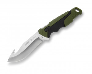 Cutit de vanatoare Buck Pursuit Large Guthook 0657GRS-B, lama 11.4 cm, otel 420HC