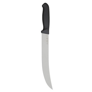 Cutit macelar profesional transat si feliat CT10-PUG lama lunga curbata rigida 250 mm Morakniv Suedia