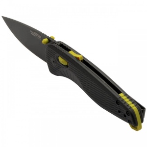 Cutit pliabil SOG Aegis AT Black Moss 11-41-11-41, lama Drop Point CRYO D2, deschidere asistata, AT-XR Lock, maner GRN Black Moss, EDC Premium - Img 2