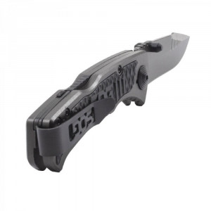 Cutit pliabil SOG Sideswipe SW1011-CP, lama asistata 7Cr15, Lockback, maner aluminiu cu insertii GRN - Img 6