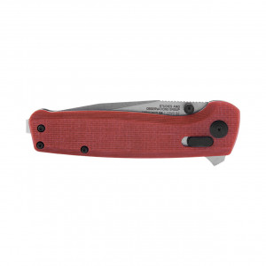 Cutit pliabil SOG Terminus XR G10 Crimson, lama D2, XR Lock, maner G10 rosu, Flipper EDC - Img 4