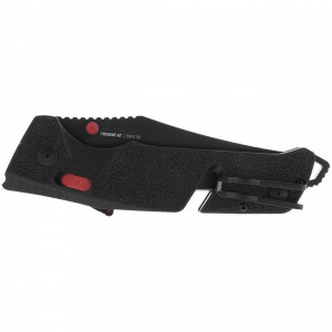 Cutit pliabil SOG Trident AT Black Tanto 11-12-04-41, lama Tanto CRYO D2 Black TiNi, deschidere asistata S.A.T., AT-XR Lock, taietor de centura, spargator de geam, maner GRN Black - Img 2