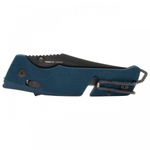 Cutit pliabil SOG Trident AT Uniform Blue Tanto 11-12-09-41, lama Tanto CRYO D2, deschidere asistata, AT-XR Lock, taietor de centura, spargator geam, maner GRN Uniform Blue - Img 7