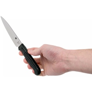 Cutit Utility 114 mm Polypropylene negru, Spyderco - Img 6