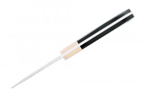 Cutit vanatoare Buck 113 Ranger Skinner 0113BRS-B, Lama 7.9 cm, lemn, teaca din piele - Img 2