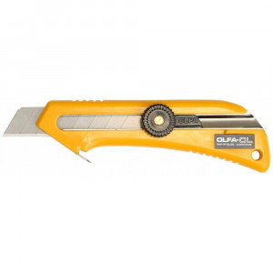 Cutter Profesional 18 mm OLFA CL – Cu Ghidaj Ajustabil si Dispozitiv pentru Ambalaje