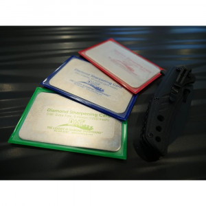 D3EFC Set 3 pietre de ascutit diamantată tip card Dia-Sharp, DMT - Img 5