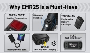 Dispozitiv Anti Tantari Nitecore EMR25, Functie Powerbank 12000 mAh, Ultrasunete, Protectie 5 m, IPX5 - Img 4