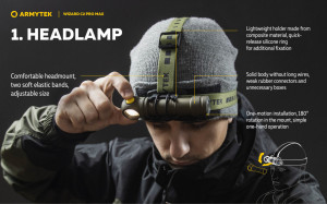 F06701CO Wizard C2 Pro Max Magnet USB Olive - lumina alba, Armytek - Img 6