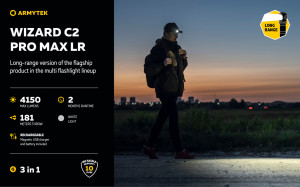 F06702C Wizard C2 Pro Max LR - lumina alba, Armytek - Img 6
