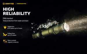 F07501WO Lanterna tactica Dobermann Pro Magnet USB Olive - Warm, Armytek - Img 18