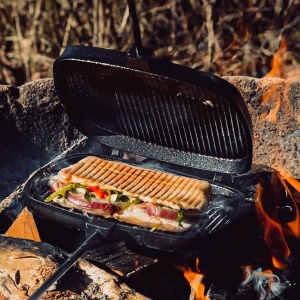 Gratar din fonta pentru foc de tabara Stabilotherm Grilljarn - Img 5