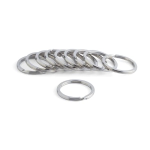 Inele plate pentru chei set 10 buc - Tandy Leather SUA - Img 2