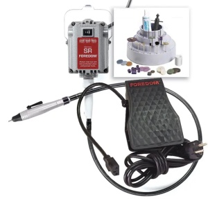 Kit bijutier K.2220-22 cu schimbare rapida a sculelor, Foredom