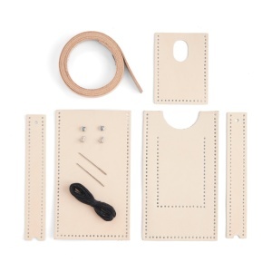 Kit borseta crossbody pentru telefon din piele vegetala Tandy Leather - imagine 5