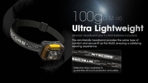 Lanterna Frontala Nitecore HA13, 350 Lumeni, 120 Metri, Lumina Rosie, 3 x AAA, IPX6 - Img 9