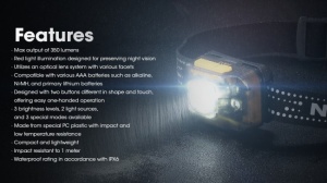 Lanterna Frontala Nitecore HA13, 350 Lumeni, 120 Metri, Lumina Rosie, 3 x AAA, IPX6 - Img 19