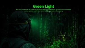 Lanterna Frontala Nitecore HA19 RGB, 600 Lumeni, 130 Metri, Lumina Rosie, Verde si Albastra, AA, IP68 - Img 18