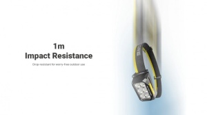 Lanterna Frontala Nitecore HA29 UHE, 1200 Lumeni, USB-C, Acumulator 2500 mAh, Rezistenta la Frig, IPX8 - Img 18