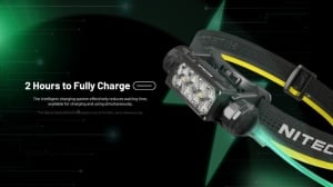 Lanterna Frontala Nitecore HC65 UHE Editie Vanatoare, 2000 Lumeni, 222 Metri, USB-C, Acumulator 4000 mAh - Img 10