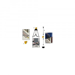 LAX 50, Nivela laser 2 linii in cruce – cu trepied – coloana, Stabila - Img 4