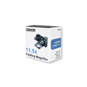 Lupa de focalizare LinenTest, putere 11.5x cu LED - Carson - Img 7