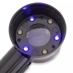 Lupă de precizie MeasureLoupe cu iluminare UV si LED 11,5x - Carson - Img 5