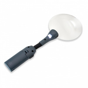 Lupa hands-free HelpingHands, putere 2x cu cleme reglabile - Carson - Img 4