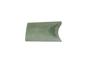 Micarta de in 8 mm Green/White 2/2, pentru maner de cutit