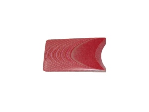 Micarta de in 9.5 mm White/Red 2/2, pentru maner de cutit
