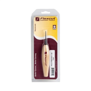 Micro dalta adanca cu varf in V la 45° pentru sculptura in lemn, Flexcut - Img 6