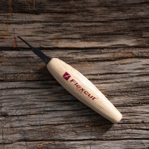 Micro dalta dreapta pentru sculptura in lemn, Flexcut - Img 2