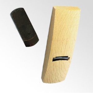 Mini rindea traditionala japoneza cu talpa convexa 18 mm, Takagi - Img 3