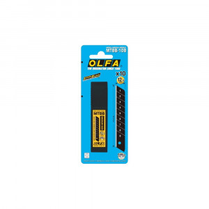 MTBB-10B Set 10 lame segmentate negre 12,5 mm, Olfa - Img 3