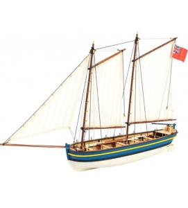Navomodel Barca lunga a capitanului HMS Endeavour, scara 1:50 - Artesania Latina - Img 5