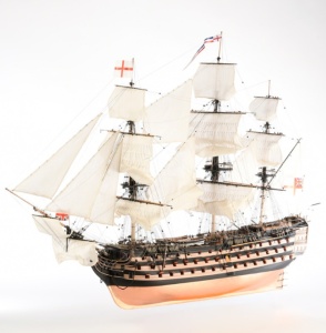 Navomodel HMS VICTORY Nava de linie Trafalgar 1805, scara 1:84 - Wooden Scale Model Ship - Artesania Latina - Img 1